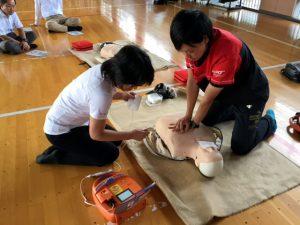 教職員対象心肺蘇生法・AED研修会開催