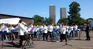 吹奏楽団　武道館まつりに出演
