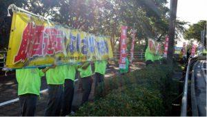 「秋の交通安全キャンペーン　飲酒運転撲滅運動」　生徒会執行部１６名参加