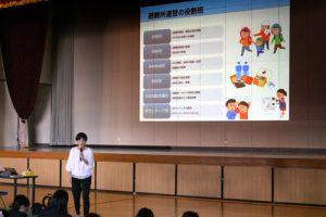 防災講話を開催－守られる人から守る人へ－